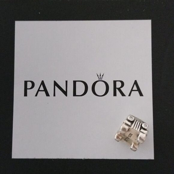 Pandora Sterling Silver + CZ Car Charm  790405CZ - Picture 2 of 4